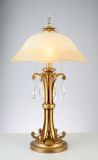 Fall Daisy Glass Crystal European Reading Light/Table Lamp