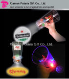 LED Flashing Projection Plastic Beer Cup