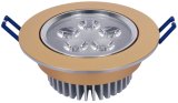 5W High Power Sparying Gold Warm White LED Ceiling Light
