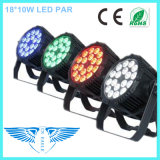 Waterproof RGBW 4-in-1 18*10W LED PAR for Concert/Event