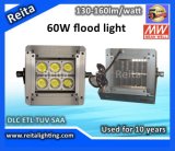 60W Sports Field Lighting LED Flood Light Outdoor