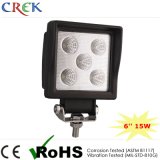 15W Square LED Work Light with CE RoHS IP68 (CK-WE0503B)