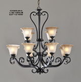 Long Chandelier Traditional Lighting Ceiling Lamps Cm008+12L