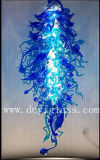 Blue Blown Article Glass Chandelier Lighting for Decoration