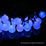 25 LED Transparent Ball Solar Energy Strings Lights