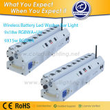 RGBWA/Rgbwauv LED Wireless DMX Bar Light/Battery Power Wall Washer