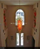 Orange Decoration Glass Chandelier for Corridor