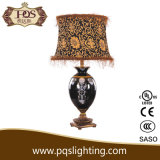 Design Fabric Lamp Shade Glass Table Lamp for Home Decoration