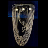 Modern Crystal Chandelier for Bedroom Decorated Lights (EM3356-3L)