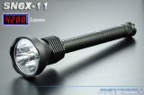 45W 5PCS T6 4200lm Rechargeable High Power Aluminum LED 18650 Tactical Flashlight (SN6X-11)