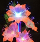 Fiber Optic 10 LED Solar Garden Flower Fairy String Light