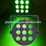 9PCS*10W LED Flat PAR 4in1 RGBW