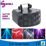 LED Double Derby Effect Light for Stage Disco DJ (HL-055)