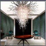 Beautiful White Blown Glass Chandelier for Decoration
