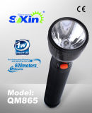 LED Waterproof Strong Light Rechargeable Flashlight (QM865)