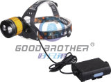 LED Aluminum Rechargeable Headlamp for Fishing