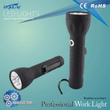Black Color 3 LED Dynamo Flashlight for Camping (HL-LA0403)