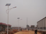 Solar Galvanized Light Pole with 60W LED High Lighting Lamp