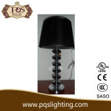 Matel Hotel Style Table Lamp with Blcak Lamp Shade