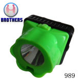 Plastic Battery LED Headlamp with Laser (989)