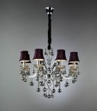 Crystal Cloth Cover 8 Chandelier (KLD-65955-8)