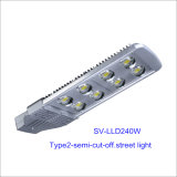 240W Manufacturer LED Street Light with 5-Year-Warranty (Semi-cutoff)