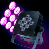 9PCS 3W High Brightness LED Tri-Color Flat PAR / Stage PAR Lighting (FS-P5001)