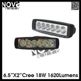 6 Inch 18W LED Work Light for Indicators Motorcycle Driving Spot Beam Offroad 4WD