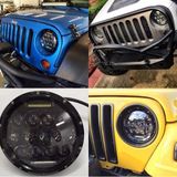 Jeep Wrangler 75W LED Jeep Light Round 7