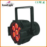 LED PAR DMX Sound Active 7*10W Light with CE RoHS