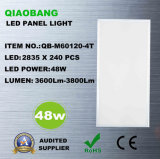 600*1200*9mm, 2 Years Warranty, 48W LED Panel Light with CE RoHS (QB-M30120-3T-48W) with Tridonic Driver