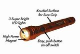 Extendable LED Flashlight with Dual Magnetic Ends