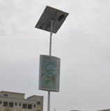 Outdoor Street Lamp Pole Solar Advertising Light Box