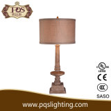 Candlestick Style Antique White Table Lamp