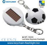 3 LED Solar Keychain Flashlight With Football Shape (MF-19009)