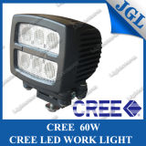 Square 60W CREE LED Work Light for Heavy Duty, High Quality Waterproof 6*10W CREE LED Work Lamp