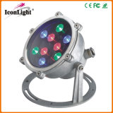 New Design RGB Warm White Amber DMX 9PCS Watt LED Underwater Light (ICON-C005-9)