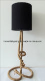 Modern Hotel Hemp Rope Straw Table Lamp (HLML-9001)