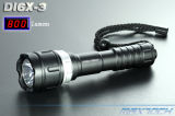 8W T6 800LM Diving 18650 Aluminum LED Flashlight (DI6X-3)