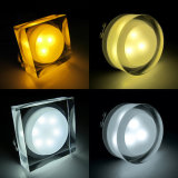 3W/6W/7W Crystal PMMA and Aluminum LED Down Light