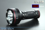15W Sst50 1300LM 18650 Superbright Aluminum LED Flashlight (SN52)