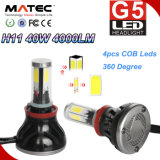 Car LED Headlight 4000lm, LED Headlamp Car 40W, H11 LED Light for Auto