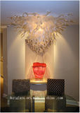 White Article Decoration Glass Chandelier for Ceiling