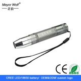 Rechargeable Aluminium Easy Carry Rechargeable Jade LED Torch Flashlight