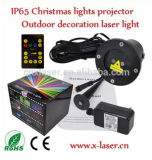 Mini Red and Green Christmas Pattern Laser, Outdoor Christmas Decoration Light, Waterproof Garden Laser Light