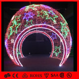Outdoor Christmas Star Decoration LED Festival Colorful Ball Light