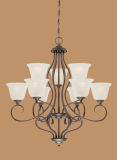 Hot Sale Chandelier with Glass Shade (1529RBZ)