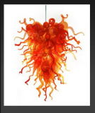 High Quality New Red Hand Blown Glass Chandelier (BGC2088)