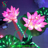85*100cm Lotus LED Flower Light for Garden Decoration