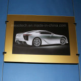 Hanging Golden Tone Frame LED Light Box for Exhibition Promotion